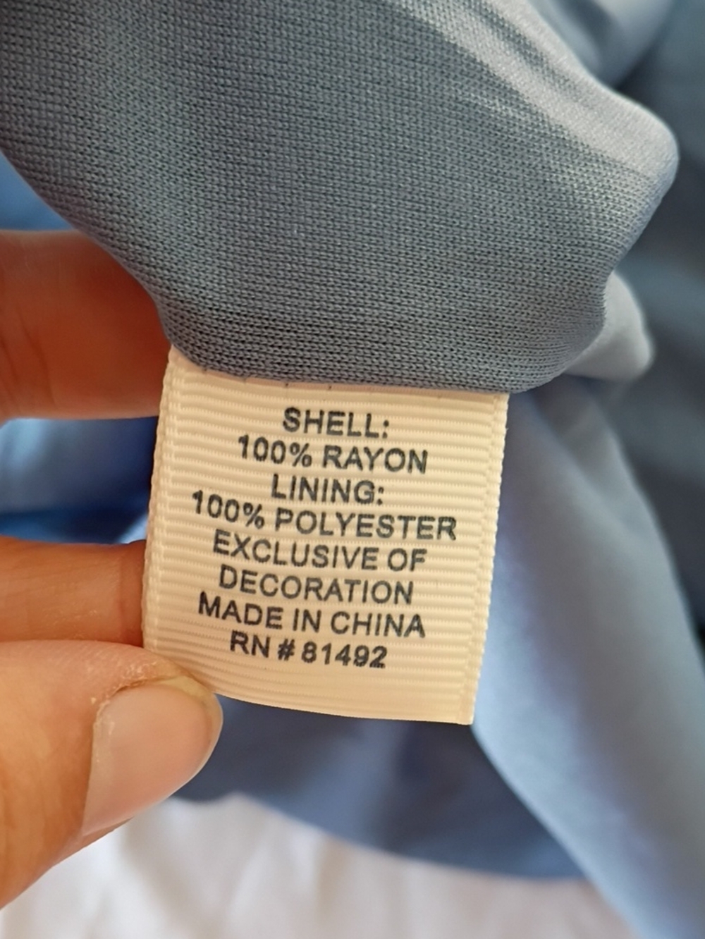 NWT Tantrums Ah Blue Chambray Maxi Dress Size XL Smocked Bodice - Picture 9 of 9